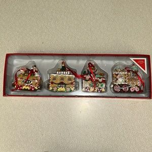 Target Christmas Gingerbread Train Ornaments